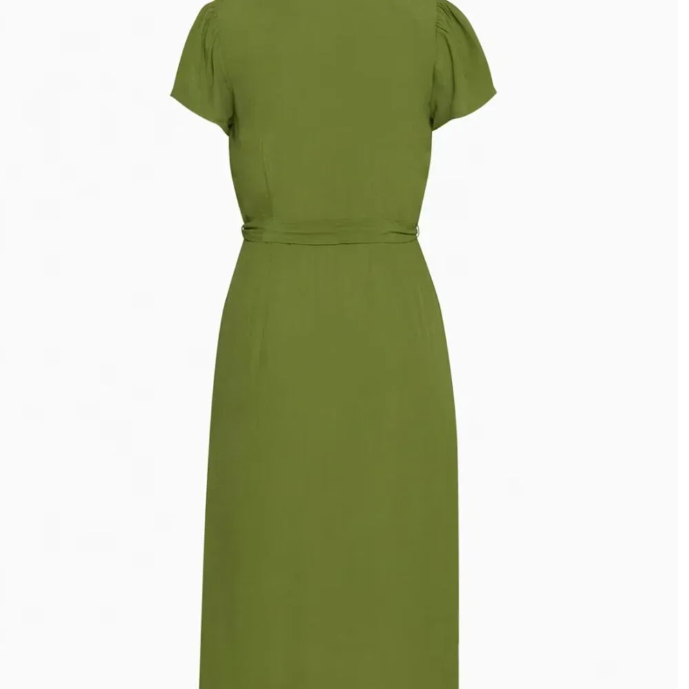 Wilfred Green Button Down Shirt Dress - Picture 7 of 12
